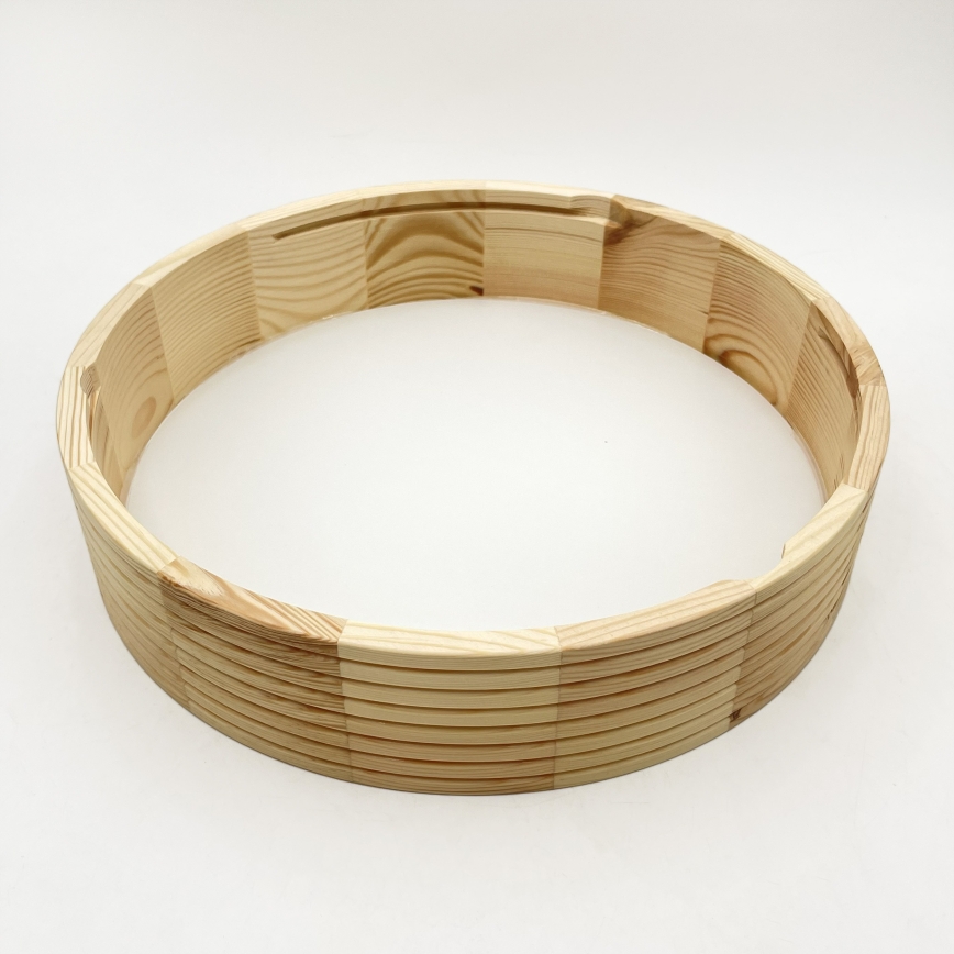 Stropné svietidlo NATURAL MODERN 2xE27/15W/230V priemer 37,5 cm borovica
