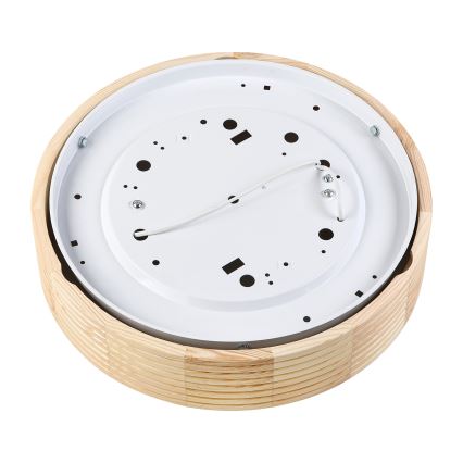 Stropné svietidlo NATURAL MODERN 2xE27/15W/230V priemer 37,5 cm borovica