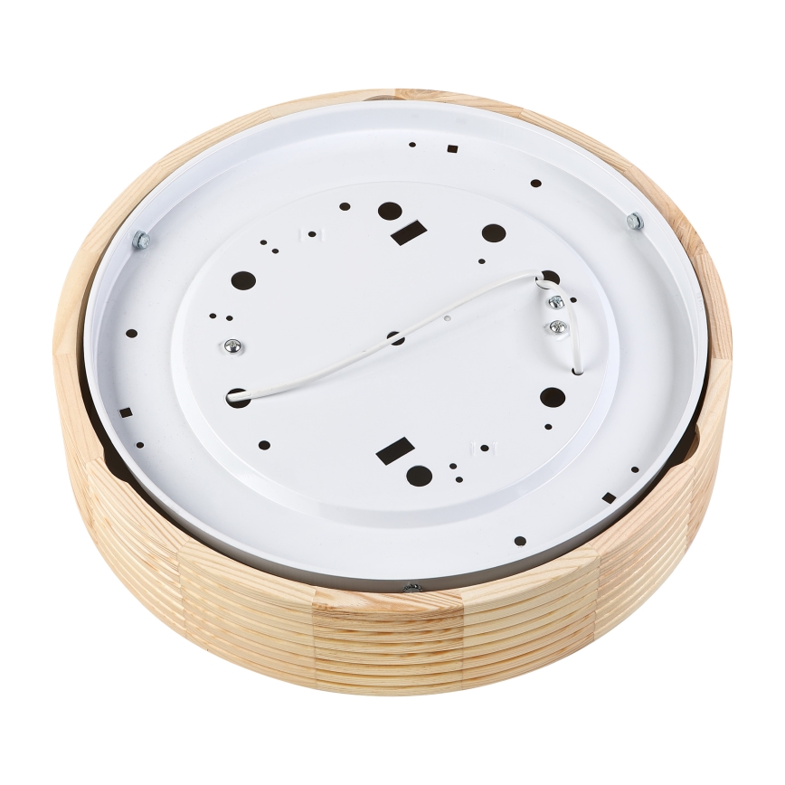 Stropné svietidlo NATURAL MODERN 2xE27/15W/230V priemer 37,5 cm borovica