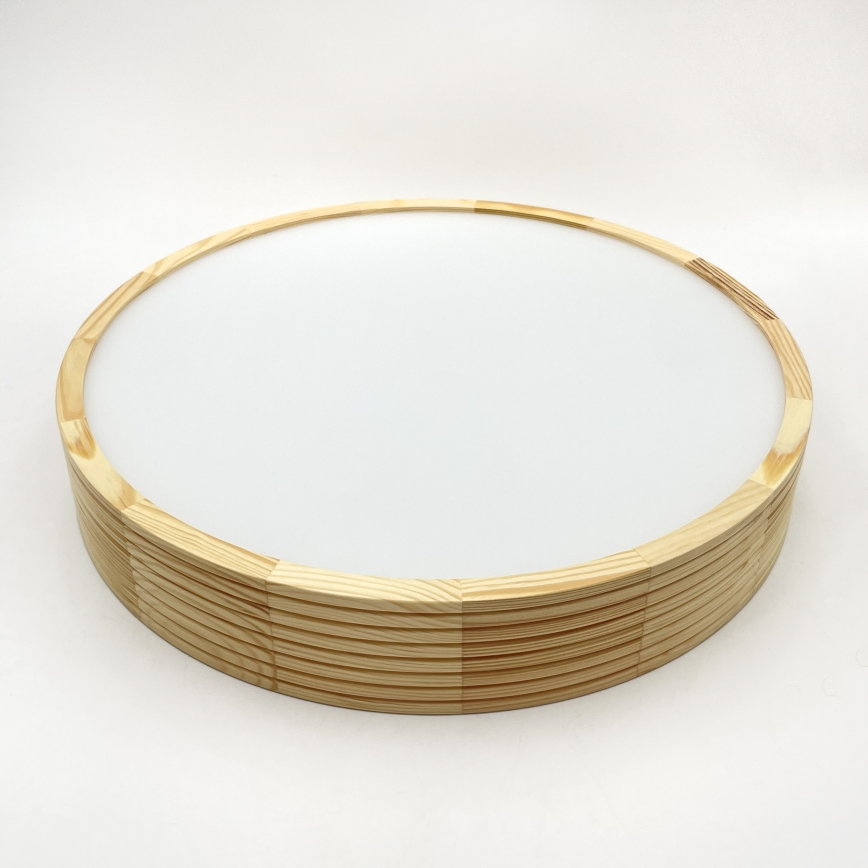 Stropné svietidlo NATURAL MODERN 3xE27/15W/230V priemer 47,5 cm borovica