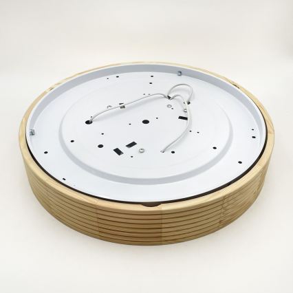 Stropné svietidlo NATURAL MODERN 3xE27/15W/230V priemer 47,5 cm borovica