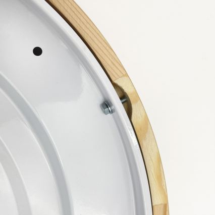 Stropné svietidlo NATURAL MODERN 3xE27/15W/230V priemer 47,5 cm borovica