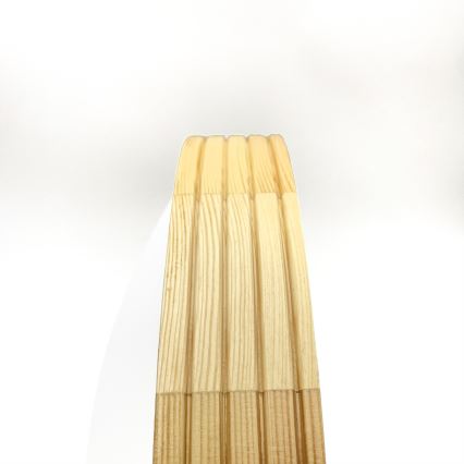 Stropné svietidlo NATURAL MODERN SLIM 2xE27/15W/230V pr. 37,5 cm borovica