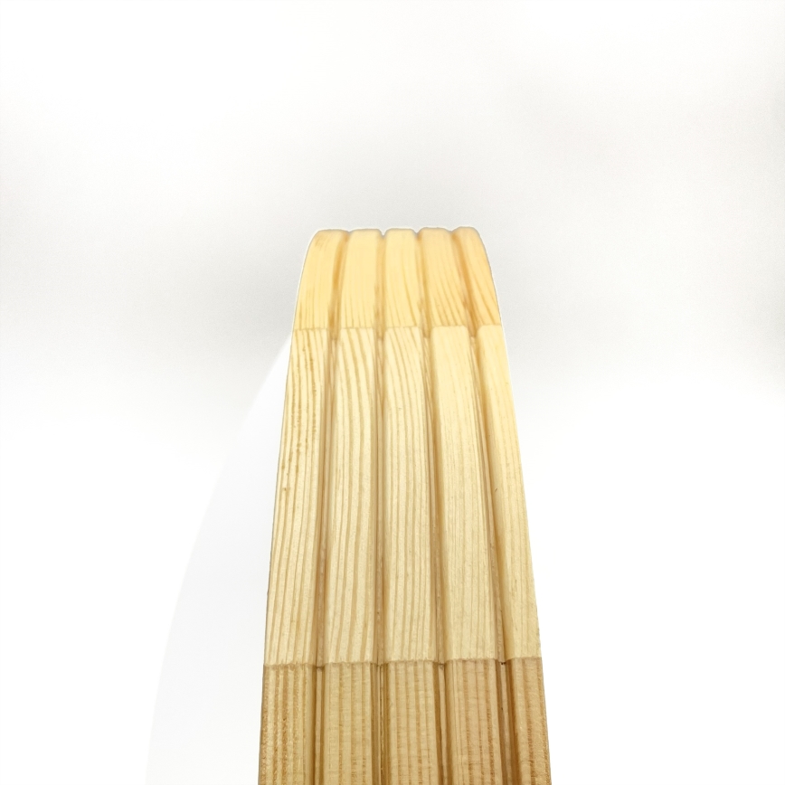 Stropné svietidlo NATURAL MODERN SLIM 2xE27/15W/230V pr. 37,5 cm borovica