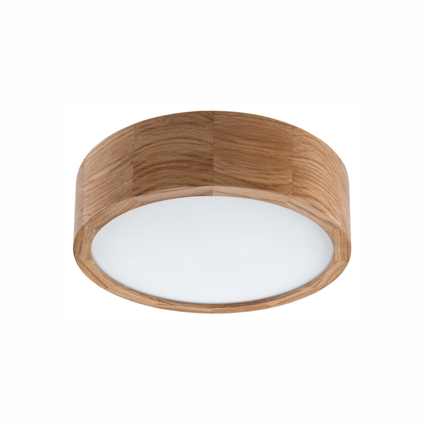 Stropné kúpeľňové svietidlo OAK 2xE27/15W/230V IP54 dub ø 27 cm - FSC certifikované
