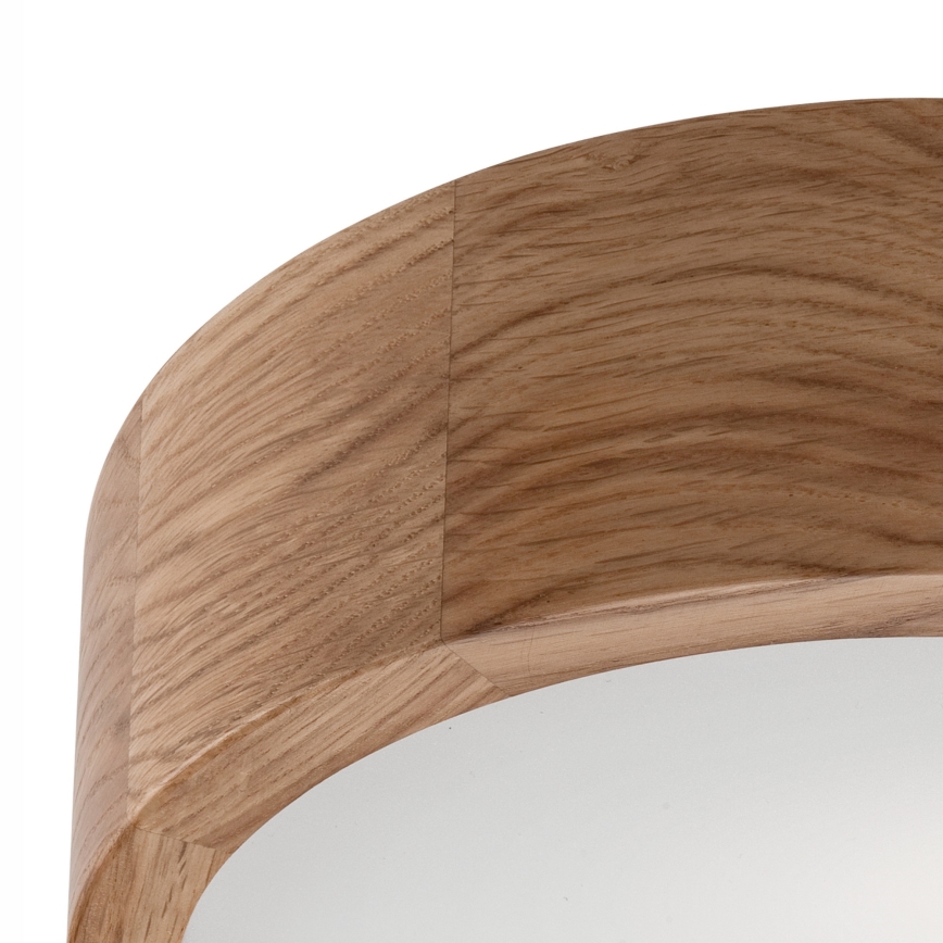 Stropné kúpeľňové svietidlo OAK 2xE27/15W/230V IP54 dub ø 27 cm - FSC certifikované