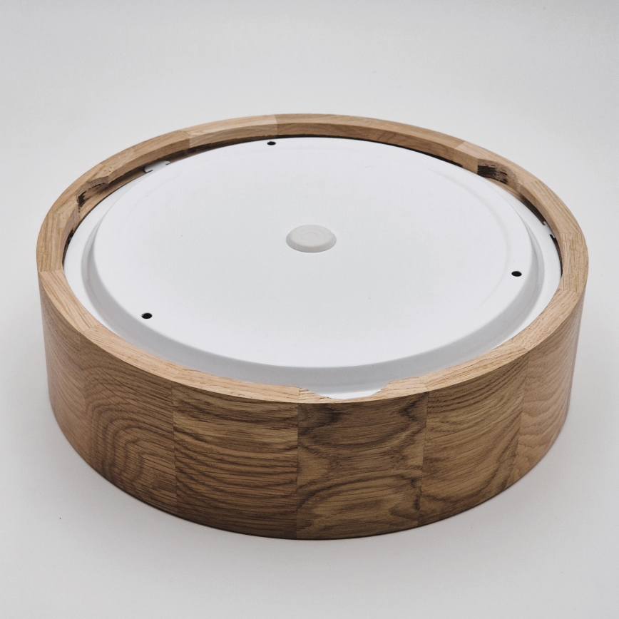 Stropné kúpeľňové svietidlo OAK 2xE27/15W/230V IP54 dub ø 27 cm