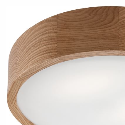 Stropné svietidlo OAK 2xE27/60W/230V dub ø 37,5 cm