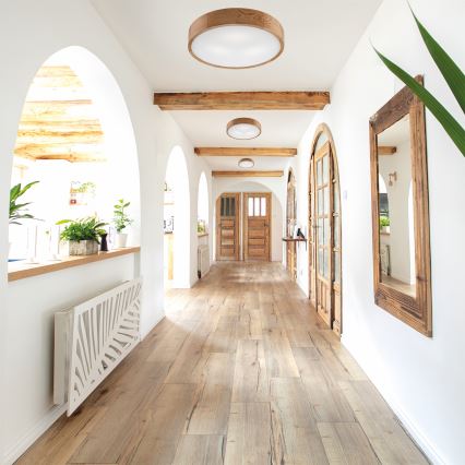 Stropné svietidlo OAK 3xE27/60W/230V dub ? 47,5 cm