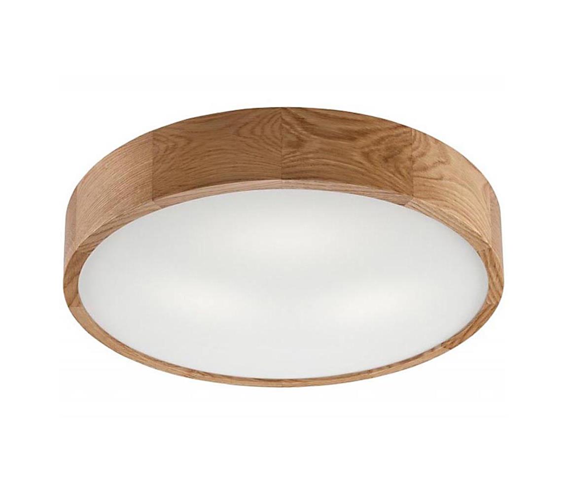 Stropné svietidlo OAK 3xE27/60W/230V dub ø 47,5 cm - FSC certifikované