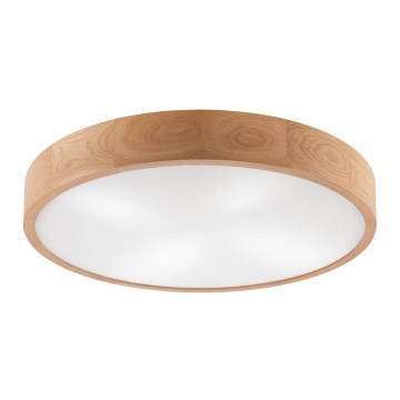 Stropné svietidlo OAK 4xE27/60W/230V ø 57 cm dub