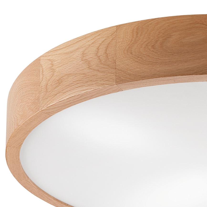 Stropné svietidlo OAK 4xE27/60W/230V ø 57 cm dub