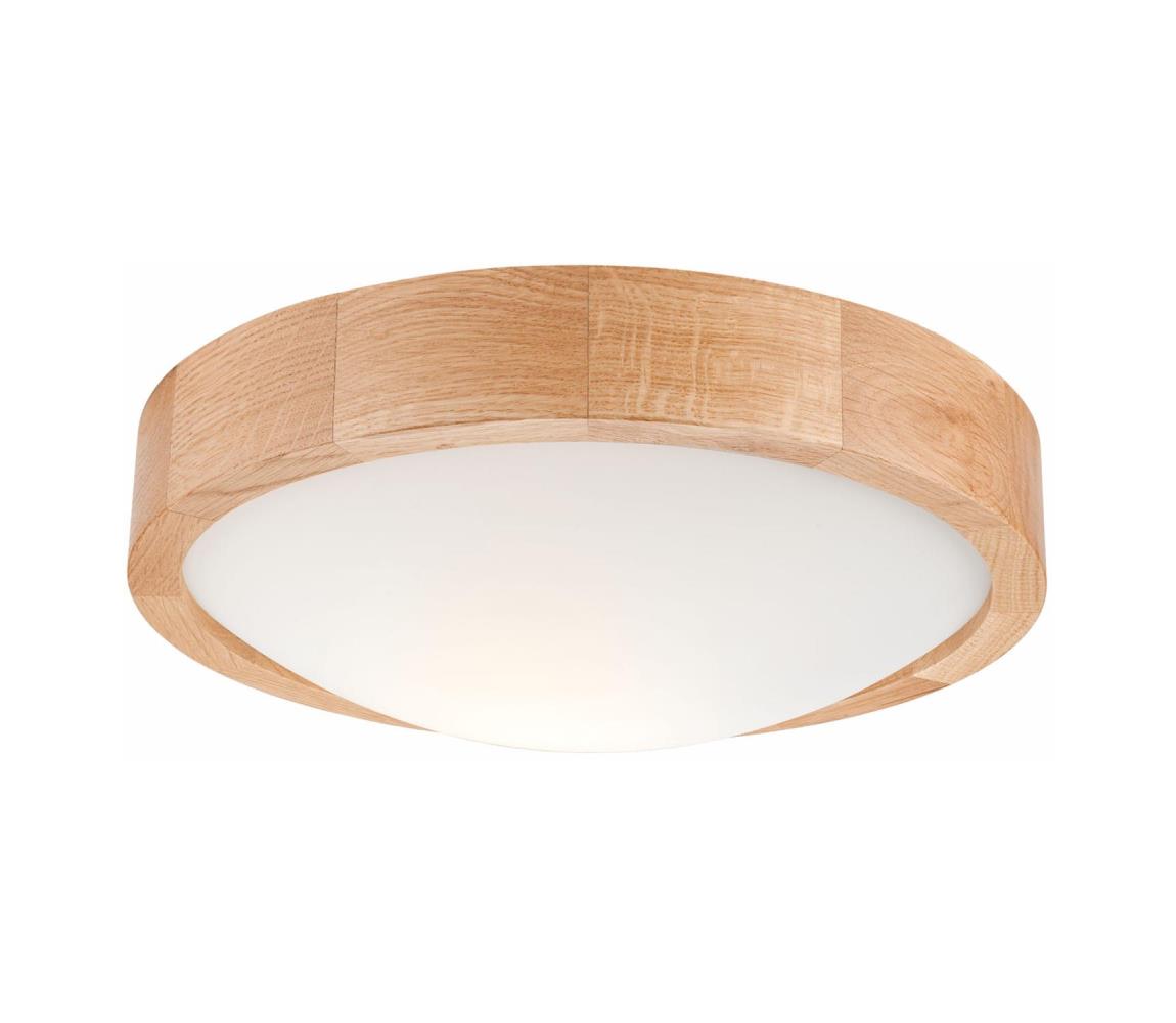 Stropné svietidlo OAK SLIM 1xE27/60W/230V dub ø 27 cm - FSC certifikované