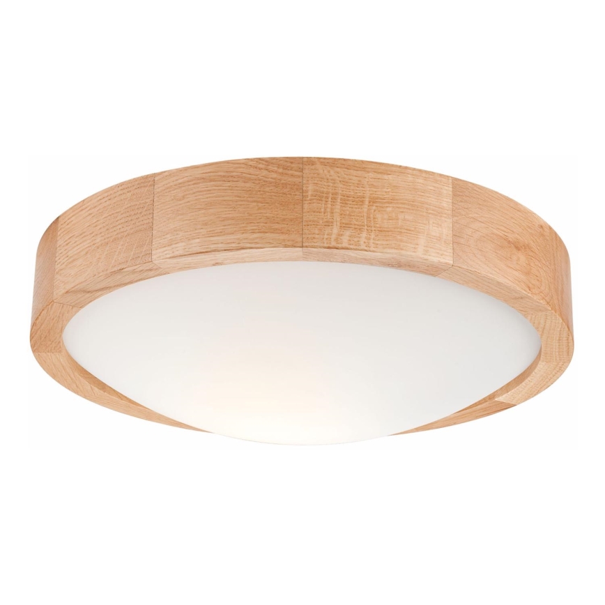 Stropné svietidlo OAK SLIM 1xE27/60W/230V dub ø 27 cm