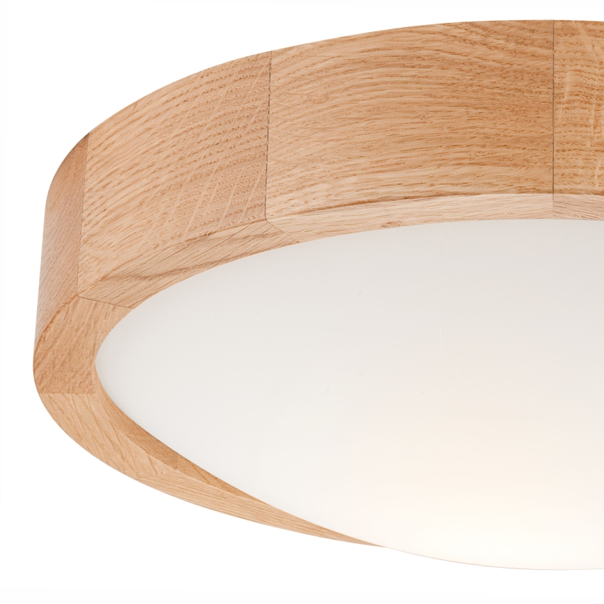 Stropné svietidlo OAK SLIM 1xE27/60W/230V dub ø 27 cm