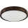 Stropné svietidlo OAK SLIM 2xE27/15W/230V priemer 37 cm dub/tmavohnedá