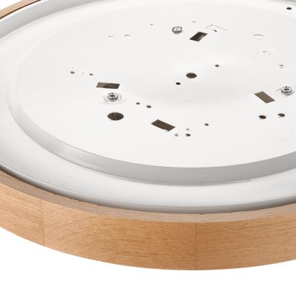 Stropné svietidlo OAK SLIM 3xE27/60W/230V dub ø 47 cm