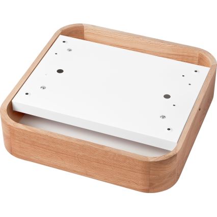 Stropné svietidlo OAK SQUARE 2xE27/15W/230V 35x35 cm dub