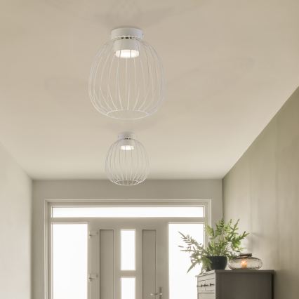Stropné svietidlo OVELLA 1xGX53/10W/230V pr. 25 cm krémové