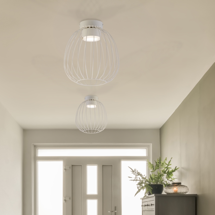 Stropné svietidlo OVELLA 1xGX53/10W/230V pr. 25 cm krémové