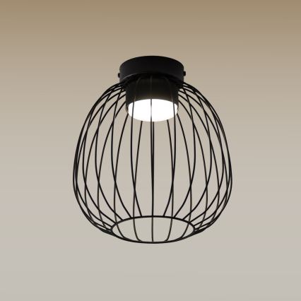 Stropné svietidlo OVELLA 1xGX53/10W/230V, priemer 25 cm, čierne