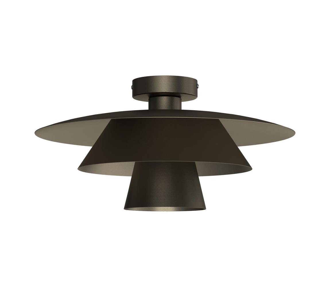 Stropné svietidlo PLATO 1xE27/15W/230V priemer 32 cm antracit 4498