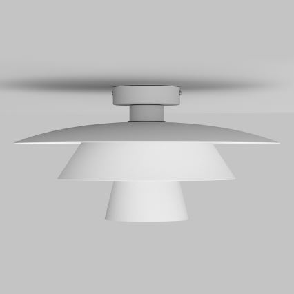 Stropné svietidlo PLATO 1xE27/15W/230V priemer 32 cm biele