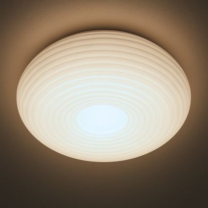 Stropné svietidlo PULSO 3xE27/15W/230V priemer 42 cm biele