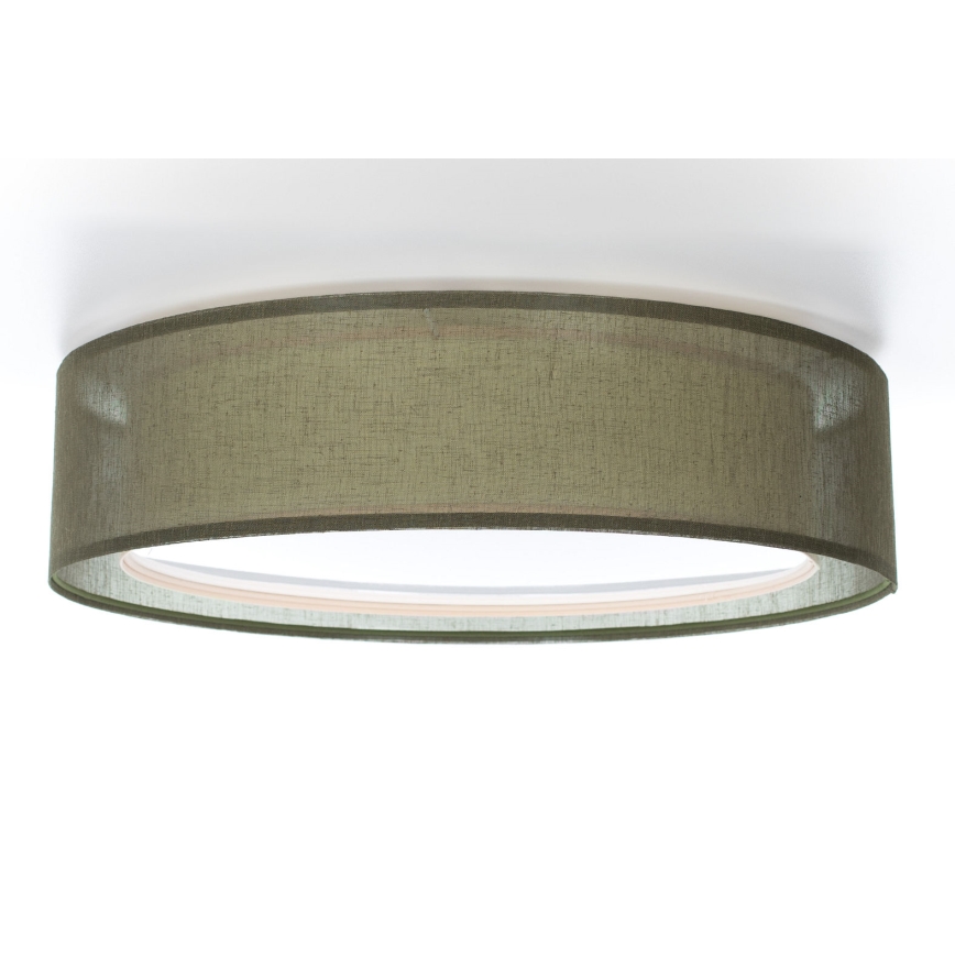 Stropné svietidlo PURO 2xE27/40W/230V pr. 50 cm zelené
