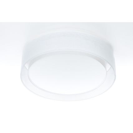 Stropné svietidlo PURO 2xE27/40W/230V pr. 60 cm biela