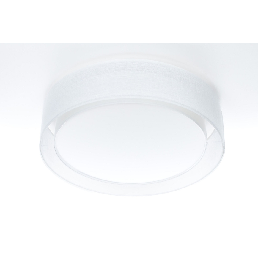 Stropné svietidlo PURO 2xE27/40W/230V pr. 60 cm biela