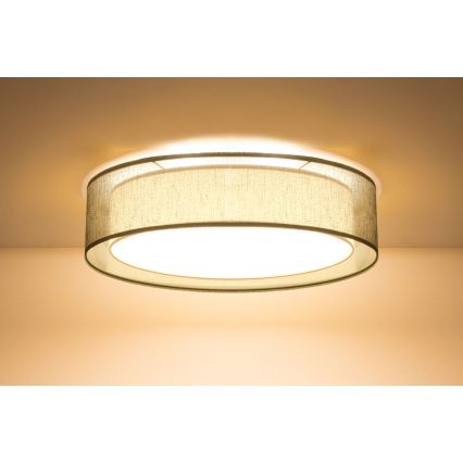 Stropné svietidlo PURO 2xE27/40W/230V, priemer 60 cm, zelené