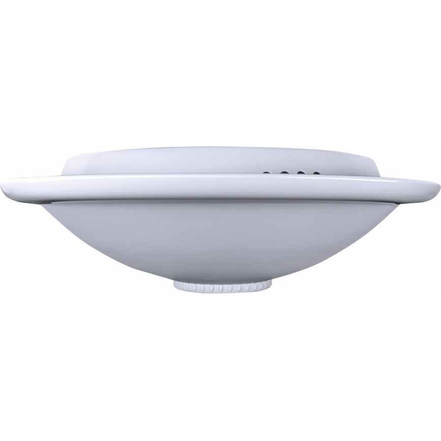 Stropné svietidlo so senzorom pohybu a súmraku MANA 2xE27/40W/230V pr. 30 cm biela