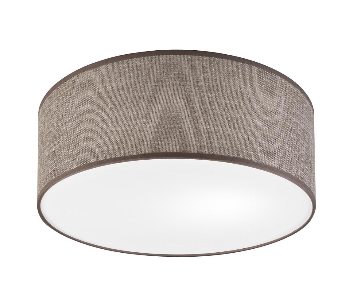 Stropné svietidlo SIRJA 1xE27/15W/230V pr. 35 cm hnedé LM-1.183/PORTO LIGHT BROWN