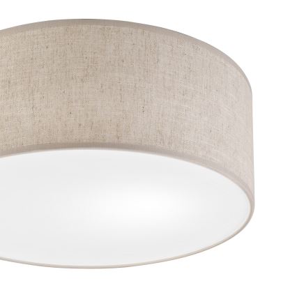 Stropné svietidlo SIRJA 1xE27/15W/230V Ø 35 cm béžové