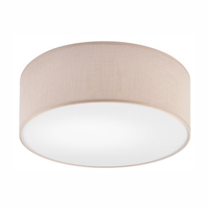 Stropné svietidlo SIRJA 1xE27/60W/230V pr. 35 cm béžová