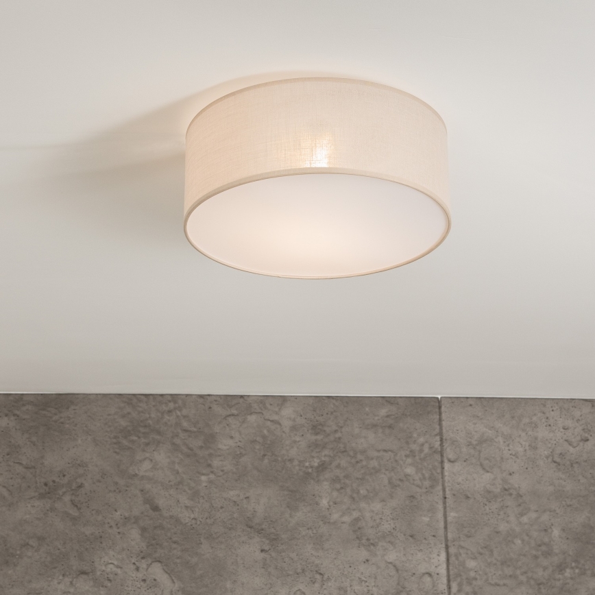 Stropné svietidlo SIRJA 1xE27/60W/230V pr. 35 cm krémová