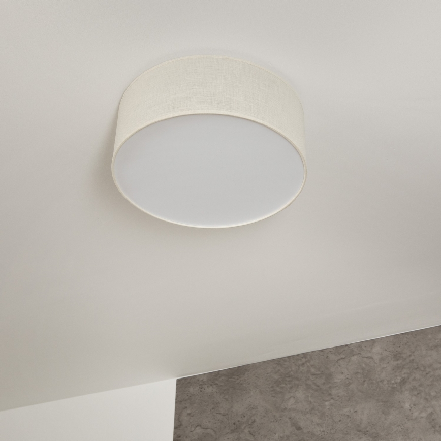 Stropné svietidlo SIRJA 1xE27/60W/230V pr. 35 cm krémová