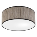 Stropné svietidlo SIRJA 2xE27/15W/230V priemer 35 cm hnedé