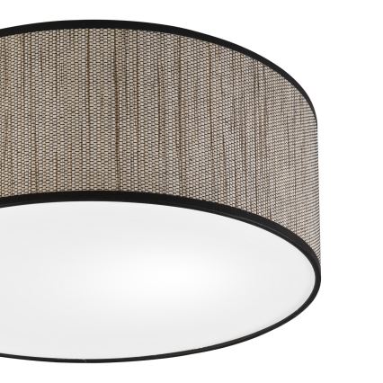 Stropné svietidlo SIRJA 2xE27/15W/230V priemer 35 cm hnedé