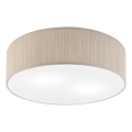 Stropné svietidlo SIRJA 2xE27/15W/230V priemer 45 cm béžová