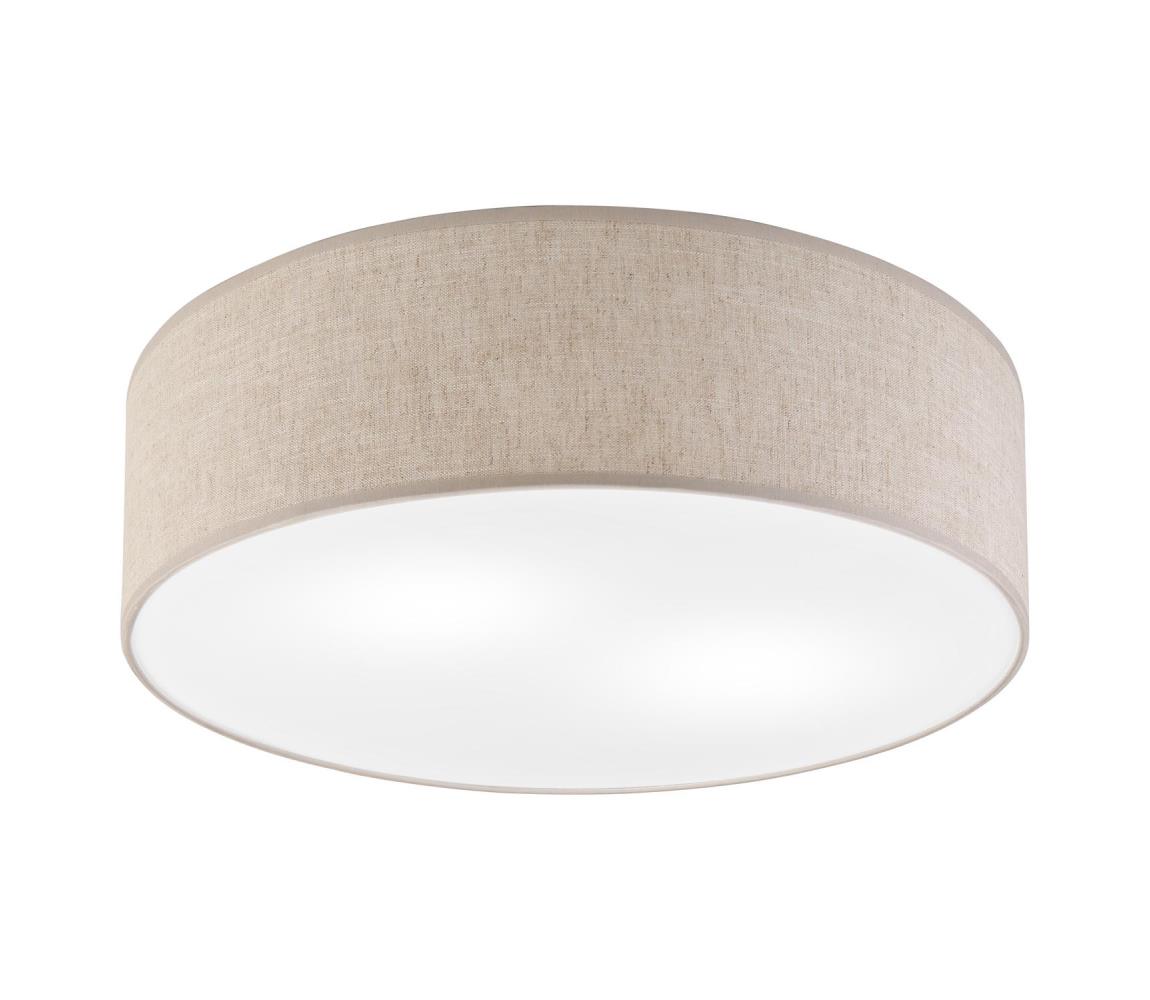 Stropné svietidlo SIRJA 2xE27/15W/230V, priemer 45 cm, béžové LM-2.183/LINO NATURAL