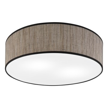 Stropné svietidlo SIRJA 2xE27/15W/230V, priemer 45 cm, hnedé