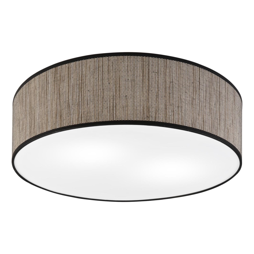 Stropné svietidlo SIRJA 2xE27/15W/230V, priemer 45 cm, hnedé