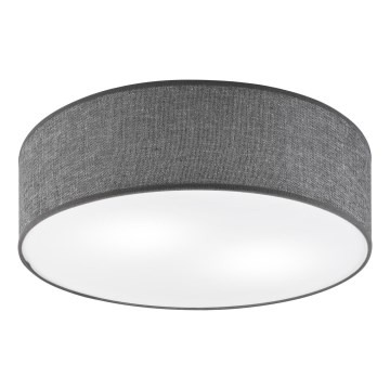 Stropné svietidlo SIRJA 2xE27/15W/230V priemer 45 cm sivé