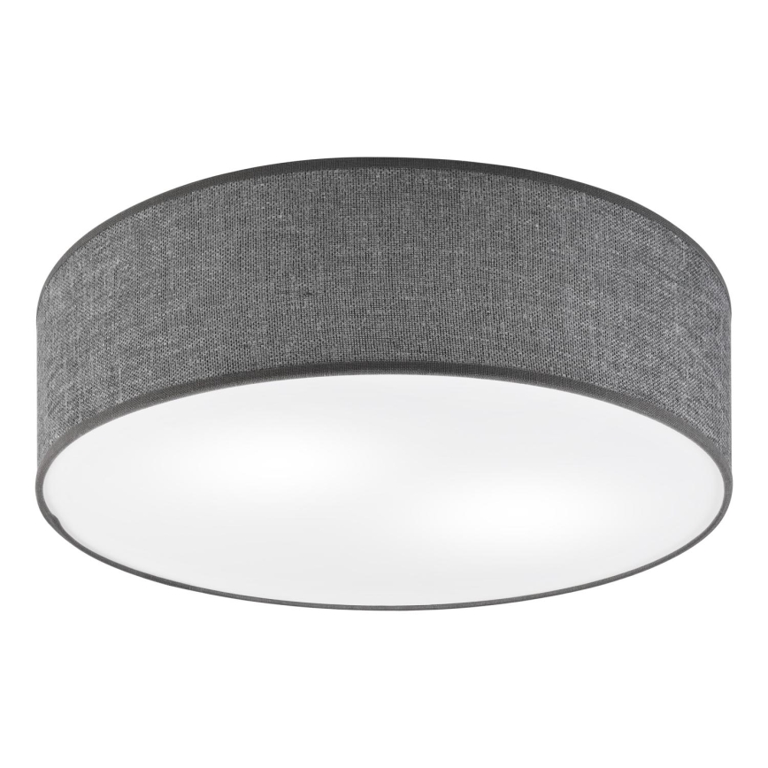 Stropné svietidlo SIRJA 2xE27/15W/230V priemer 45 cm sivé
