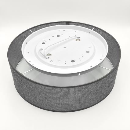 Stropné svietidlo SIRJA 2xE27/15W/230V priemer 45 cm sivé