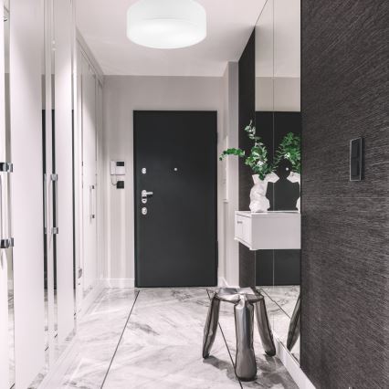 Stropné svietidlo SIRJA 2×E27/15W/230V priemer 45 cm biele