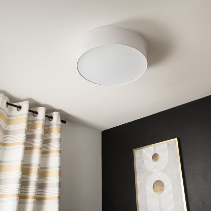 Stropné svietidlo SIRJA 2×E27/15W/230V priemer 45 cm biele