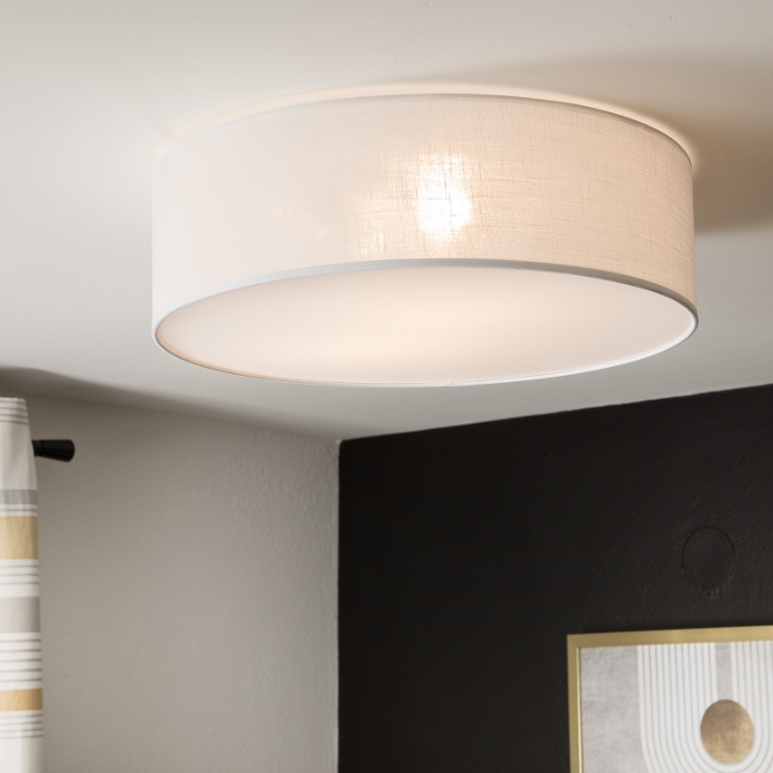 Stropné svietidlo SIRJA 2×E27/15W/230V priemer 45 cm biele